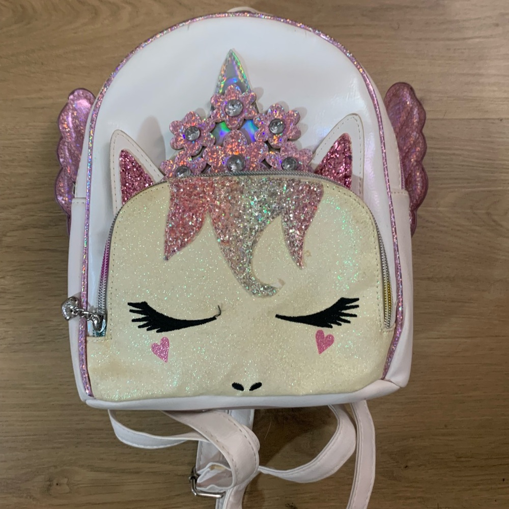 Miss Gwen Unicorn Glitter Mini Backpack